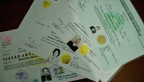 Blangko Ijazah Asli